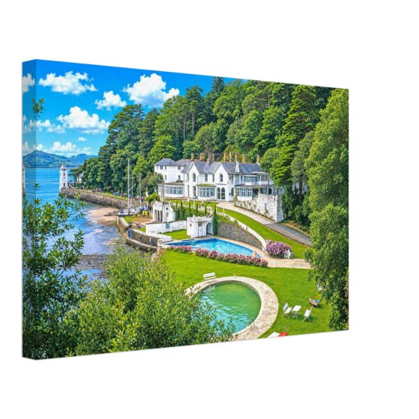 Portmeirion Hotel, North Wales 1970s - Canvas Print 35cdecdd-e3b4-4d5a-b6fe-84a0069b025b