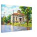 Carnegie Library, Flint, Michigan 1960s – Canvas Print 37aed500-d3fc-48a5-9518-711fbd9a63a2