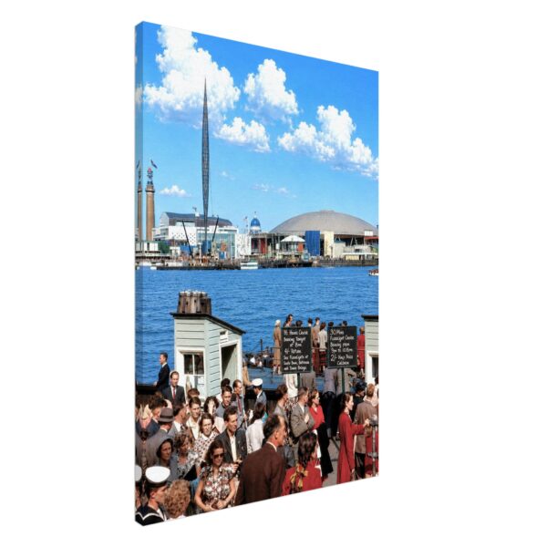 Festival of Britain, South Bank, London 1951 - Canvas Print 37c2a31c-4723-4f2c-a0c0-047021b17a47