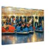 Dodgems at Battersea Park Fun Fair, Festival of Britain 1951 - Canvas Print 39b3f44f-6dab-4abe-a9af-75182b88ce12