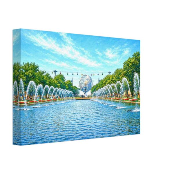 Fountains of the Fairs, New York World’s Fair 1964 – Canvas Print 3a0d8fc3-94ab-4743-969e-7b05688a9476