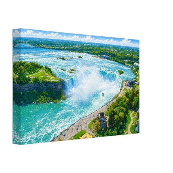 The Horseshoe Falls, Niagara Falls Aerial View 2000s – Canvas Print 3adb4eaf-b440-46d4-ad29-c47b5fdf88d2