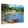 Regent's Park Boating Lake, London 1960s - Canvas Print 3b0aaca4-12e2-4999-84c6-994f8deff82a