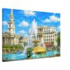 Trafalgar Square Fountains, London 1960s – Canvas Print 3c1f27f6-1c87-4bcf-a98a-001258eba3df