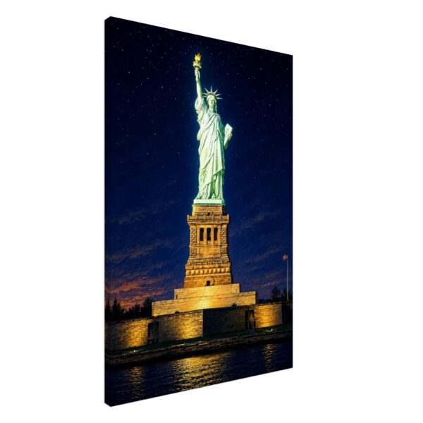 Statue of Liberty, New York City 1970s - Canvas Print 3fc2dfb0-d50e-4d6f-84d5-9d404dad814c