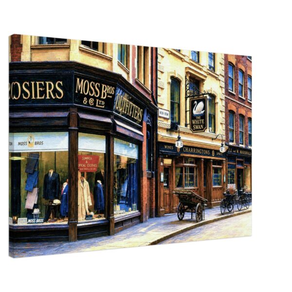New Row and The White Swan, Covent Garden, London 1960s - Canvas Print 405486bd-34a1-4a4b-a2ba-e680fc746bb0