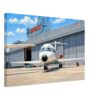 DC-9 at McDonnell Douglas, Long Beach, California 1970s - Canvas Print 416a1e36-ed57-4a4e-8002-de9366cf49bf