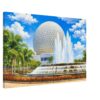 Spaceship Earth and the Fountain of Nations, Epcot, Florida 1980s 424630a5-e928-43df-8d34-2cddcc4b7c89