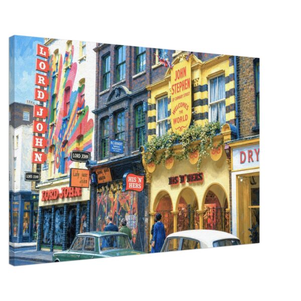 Carnaby Street, London 1960s - Canvas Print 447139e9-f764-4c88-9d87-295d101e345c