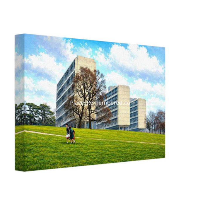 Highcliffe Drive, Alton Estate, Roehampton 1950s - Canvas Print 46465b8f-9d03-4551-98f2-13dac3910c02