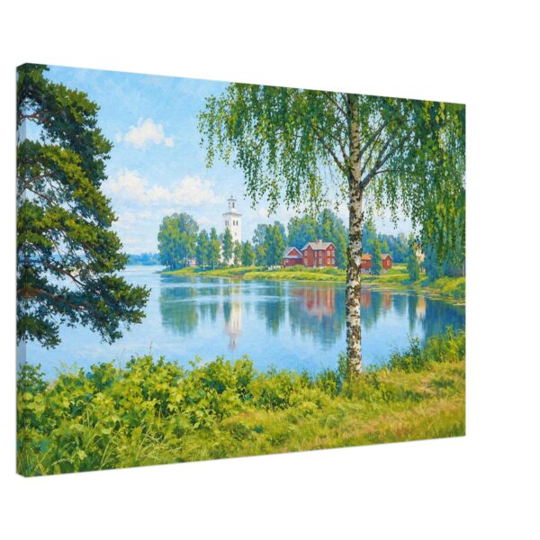 Lake Rottnen, Sweden 1970s - Canvas Print 472f4fb8-94ec-4e84-b831-56936c7c2a8e