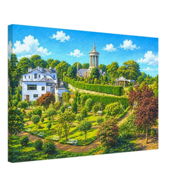 Burns Monument & Gardens, Alloway, Scotland 1970s - Canvas Print 4742a5ca-c1ed-4ce3-9ff9-dab453d41f50