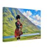 Bagpiper in Glencoe, Scotland 1970s - Canvas Print 47afa6bd-30d9-4ba5-95ec-40310177c0f9