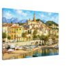 Menton, French Riviera, France 1980s - Canvas Print 4836d666-4f4b-4d63-9979-8688461f14c3