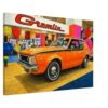AMC Gremlin at the New York Auto Show 1970 – Canvas Print 49fe57cf-d8db-4e71-bd74-ac8248a9f815