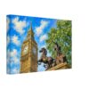 Big Ben and Boadicea Statue, London 1960s - Canvas Print 4e0a514d-929f-420a-914b-4fa1b5aa467a