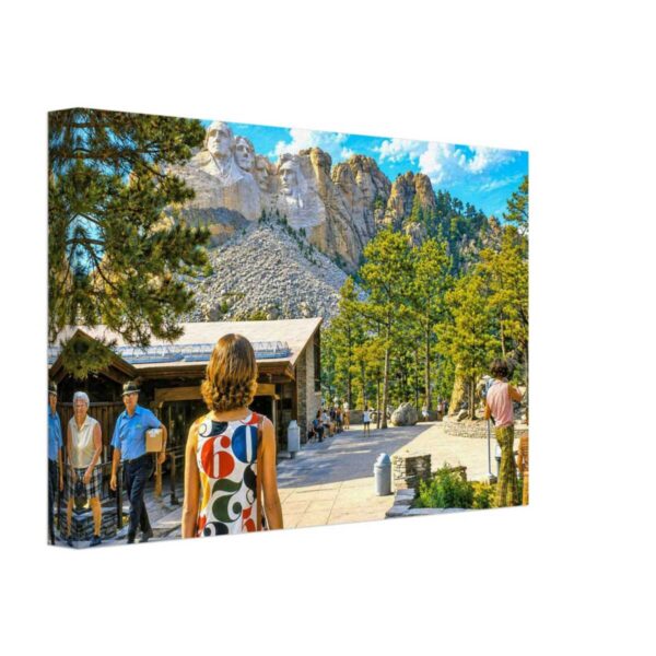 Mount Rushmore National Memorial, South Dakota 1970s - Canvas Print 4f1e01a2-15e3-4280-9b25-60d50c3a8b54