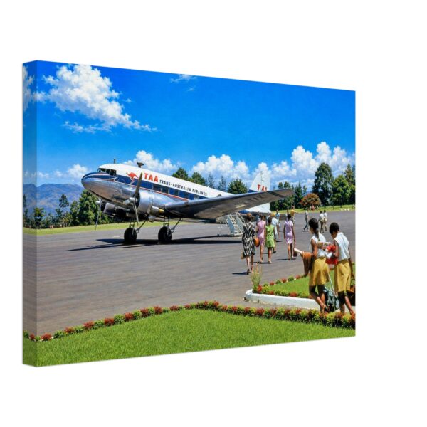 Trans Australia Airways DC-3, Papua New Guinea 1960s - Canvas Print 509dd50a-c65e-4e38-a576-81791ab058b8