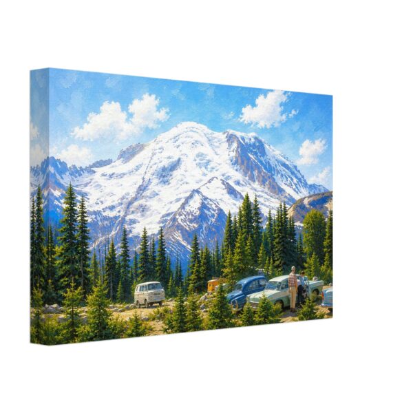 Mount Rainier, Washington 1960s - Canvas Print 5156acc4-16d1-4919-bc39-92930d3c21f9
