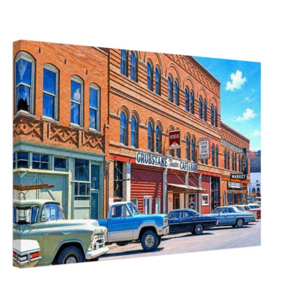Grubstake Theater, Cripple Creek, Colorado 1970s - Canvas Print 51e30c4f-73c3-4ded-a3ef-1f65322a78c9