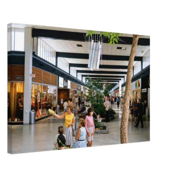 Walt Whitman Mall, South Huntington, New York 1960s - Canvas Print 5678c245-e4bd-4538-bfbe-66ff67c4d1a8