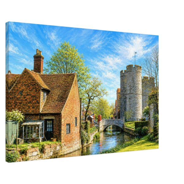 Westgate, Canterbury, Kent 1950s – Canvas Print 56e9d16a-a249-4c05-b74a-2887120acecb
