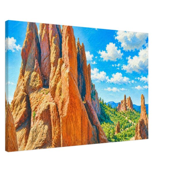 Garden of the Gods, Colorado Springs 1960s - Canvas Print 59274a99-8620-47d2-9e2a-490dc2206cf4