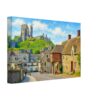 Corfe Castle Village, Dorset 1960s – Canvas Print 59a0ea77-6776-486c-b414-2a2b0e7337ad