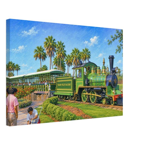Trans-Veldt Railway, Busch Gardens, Florida 1970s - Canvas Print 5a252f1f-ca9a-40d7-9869-1e19bff0547f