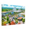 Kings Island, Ohio 1970s - Canvas Print 5addb63d-e355-4288-aa17-2d2ae8355796