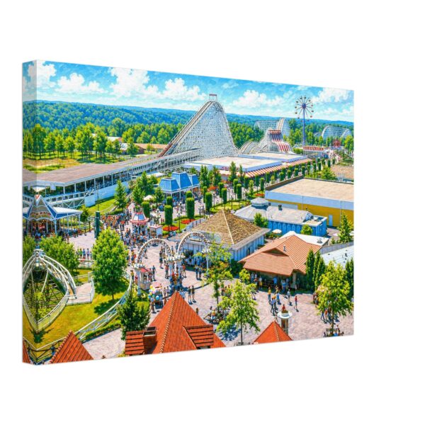 Kings Island, Ohio 1970s - Canvas Print 5addb63d-e355-4288-aa17-2d2ae8355796