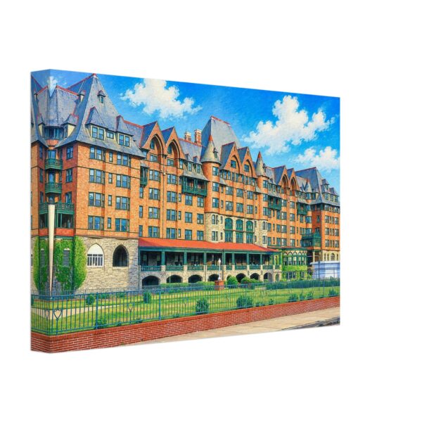 Marlborough Blenheim Hotel, Atlantic City 1960s - Canvas Print 5de00f0f-0743-423f-8dad-3148b7b75329