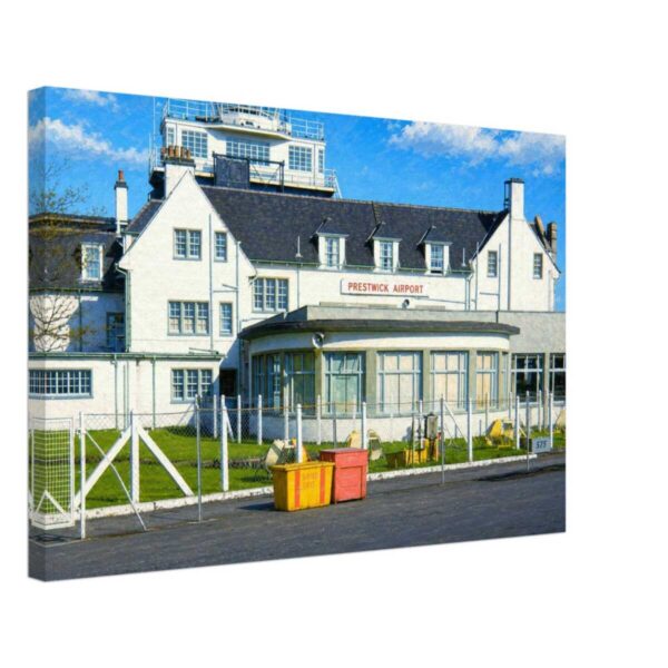 Prestwick Airport, Glasgow, Scotland 1960s - Canvas Print 625b69dd-ee33-4479-906b-8bf3d35ad399