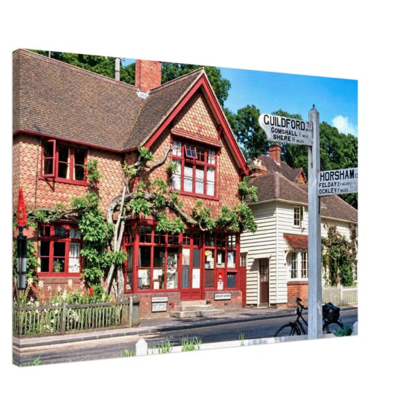 Abinger Hammer Post Office, Surrey, England 1950s - Canvas Print 626469fd-c008-4d8a-893d-ae6d47fca1a5