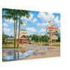 Johnson's Rustic Resort, Houghton Lake,, Michigan 1960s - Canvas Print 62b09cd1-a713-428a-8940-5dfec285ee6e