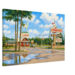 Johnson's Rustic Resort, Houghton Lake,, Michigan 1960s - Canvas Print 62b09cd1-a713-428a-8940-5dfec285ee6e