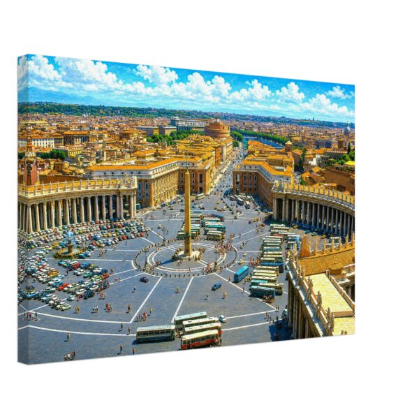 St. Peter’s Square and the Vatican, Rome, Italy 1970s - Canvas Print 668045f7-aca9-4963-81f1-3221d33bcd05