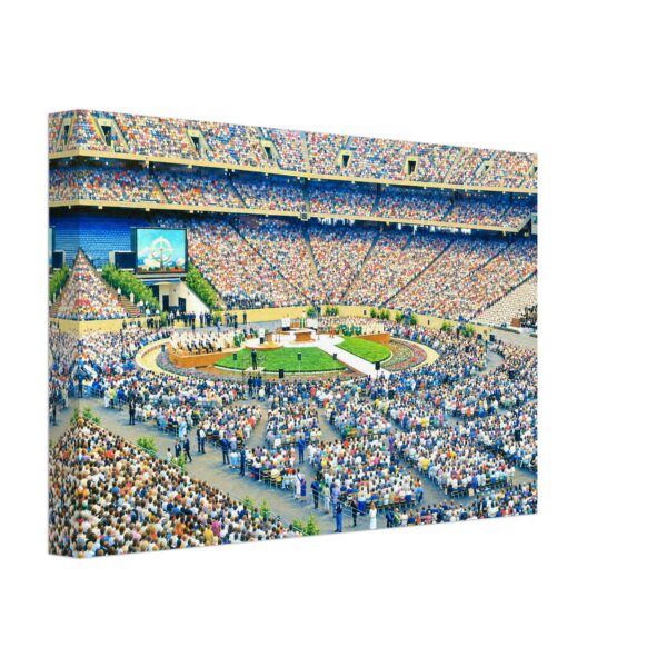 Pope John Paul II at the Pontiac Silverdome 1987 – Canvas Print 66840963-48ff-4bda-8fc1-2f882095d454