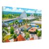 Kings Island, Ohio 1970s - Canvas Print 6751f129-2ca3-4e5d-8089-6414bb0a6e8f