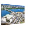 Royal Festival Hall, South Bank London 1960s - Canvas Print 67e36a84-3dd4-4eae-9179-9b271c934e45