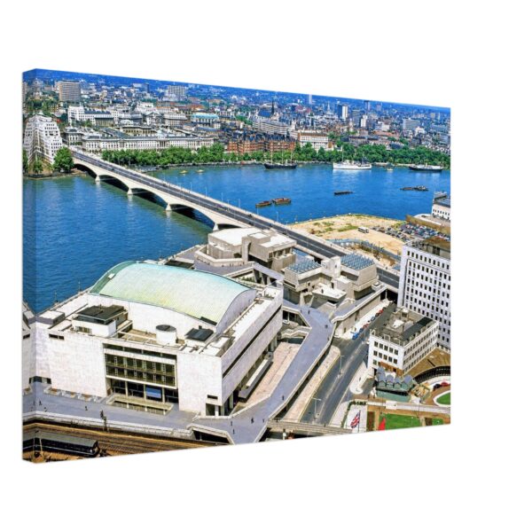 Royal Festival Hall, South Bank London 1960s - Canvas Print 67e36a84-3dd4-4eae-9179-9b271c934e45