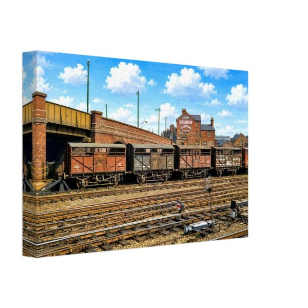 North Bridge Road, Doncaster, England 1950s - Canvas Print 67ece469-ba0d-430c-8719-0d900e720230