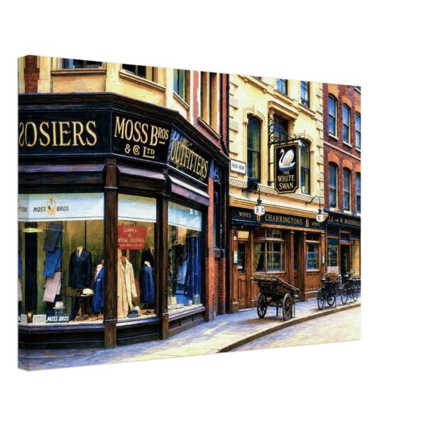 New Row and The White Swan, Covent Garden, London 1960s - Canvas Print 69291a18-e607-4469-aa5b-1205080421b5