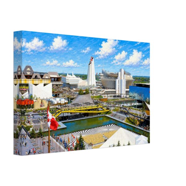 Expo 67 Pavilions, Montreal, Canada 1960s – Canvas Print 6a926da8-6f08-477f-a5b7-c0116da08c96