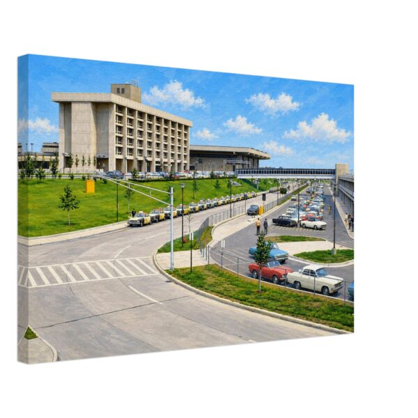 Detroit Metropolitan Wayne County Airport, Michigan 1960s - Canvas Print 6be46e55-b844-411e-adab-f7e173ba1883