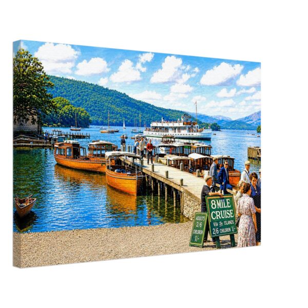 Lake Windermere, Cumbria 1950s - Canvas Print 6c9aa03f-9f14-4076-a5b3-09f628f55138