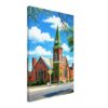 Garland Street Methodist Episcopal Church, Flint, Michigan 1950s - Canvas Print 6d0c2471-346e-4f1e-bd19-d05301684fb8