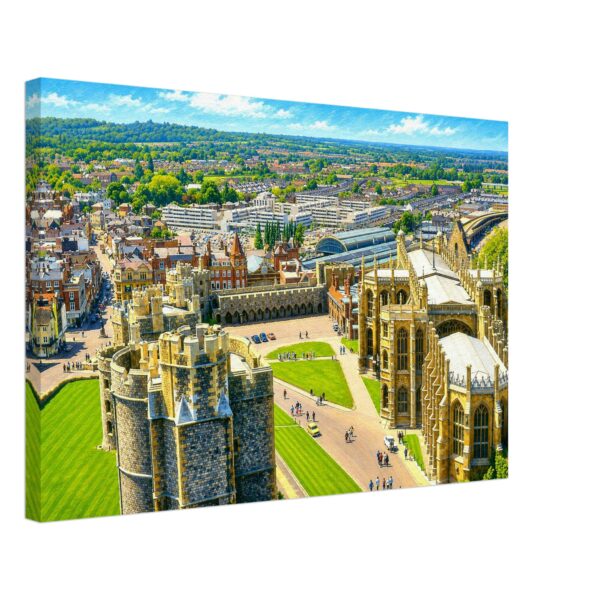 Windsor Castle, Windsor, England 1970s - Canvas Print 6f339674-9a72-4333-b11c-b5daeb6f543e