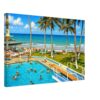 Caribbean Hotel, Miami Beach, Florida 1960s - Canvas Print 70180ea2-a06a-442a-ab0c-b3c35dab1a5b