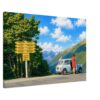 Lewis Pass Summit, South Island, New Zealand 1970s - Canvas Print 70ad70b9-8a8e-4c7f-9c0d-521da9b4ba7c